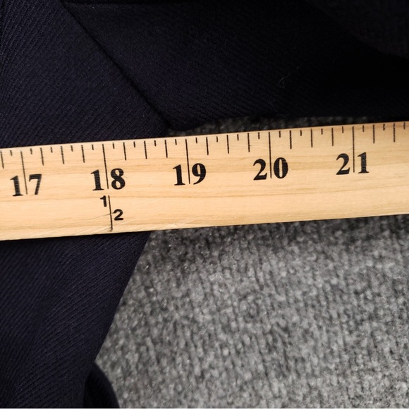 J. Crew Navy Pea Coat with Gold Buttons Size S - Picture 3 of 5